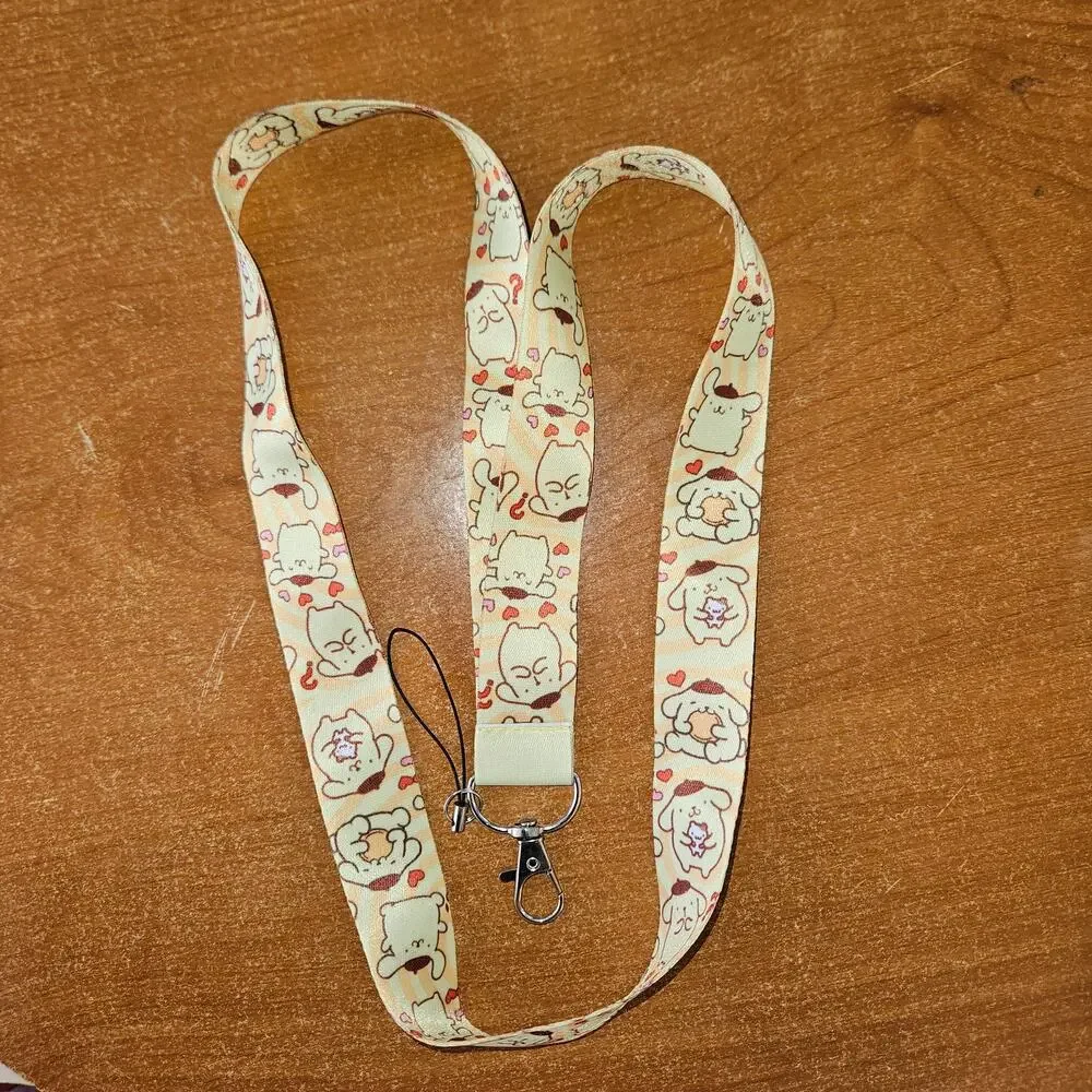 Pompompurin Lanyard Sweet Golden Retriever Vibes for Your Everyday Carry